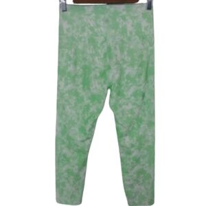 Bally Total Fitness Key Lime Green Athletic Active Sportswear Stretchy Leggings